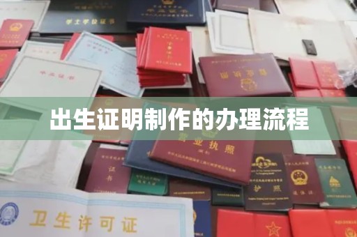 张湾出生证明制作的办理流程